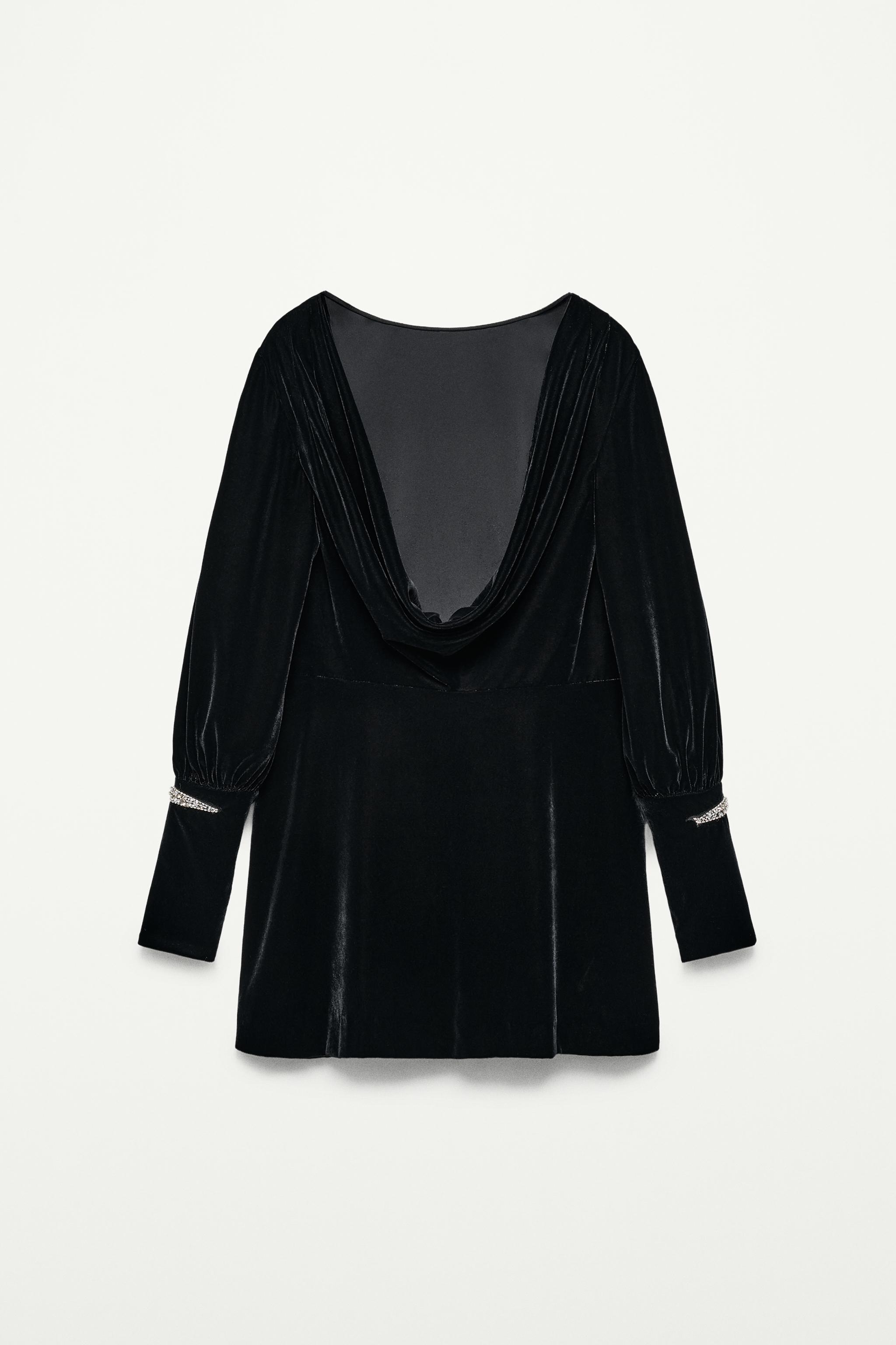 VELVET MINI DRESS - THE ITEM ZARA WOMAN